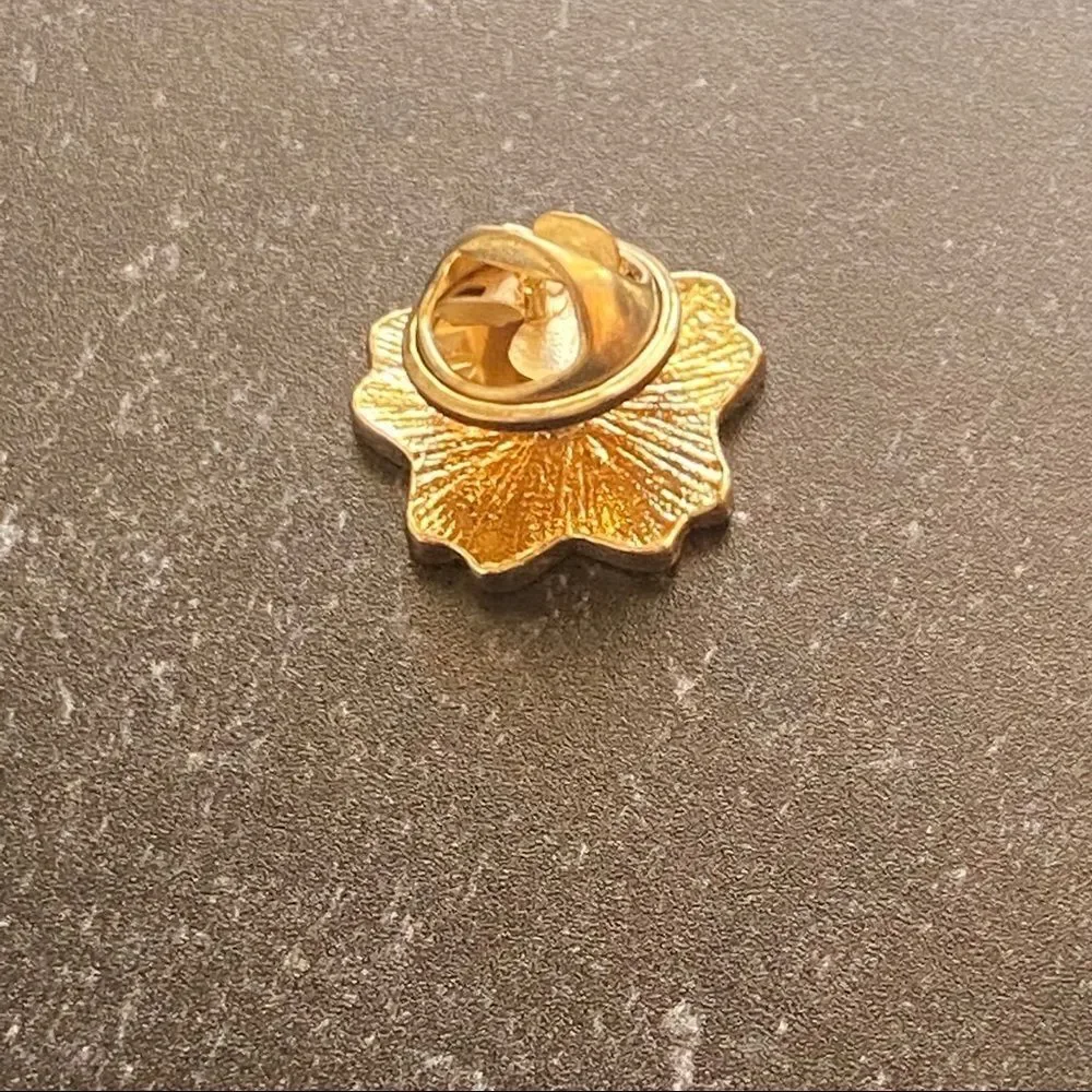 Blue Small Flower Enamel Pin/ Brooch